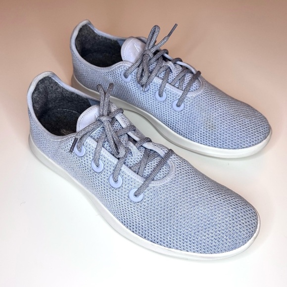 Allbirds Men’s Tree Runners TR Whitecap Blue Running Shoes Sneaker Size-13 US - Picture 1 of 9